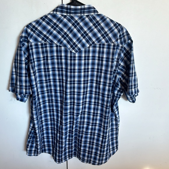 Men’s western Wrangler shirt size XL snap button vintage cowboy - Picture 2 of 6